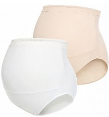 Figi ciążowe z bawełny organicznej (2 pary)  Bonprix