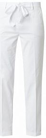 Chinosy z dodatkiem streczu model Ginger CAMBIO białe