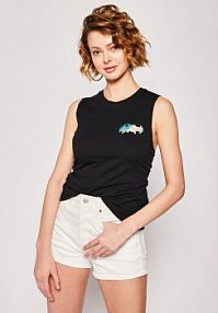 Top Volcom czarny damski Stone Hour B4512000  Regular Fit