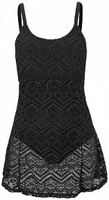 Sukienka kąpielowa z koronką  Bonprix