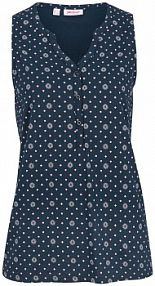 Top shirtowy z nadrukiem  damski Bonprix