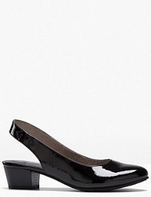 Czółenka Jana z paskiem na pięcie, wygodna tęgość  Bonprix