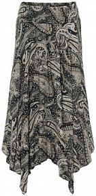 Spódnica midi z czystej wiskozy  Bonprix