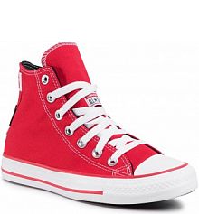 Półbuty sznurowane Converse czerwone damskie