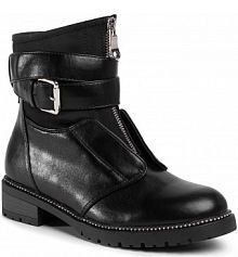 Botki na obcasie DeeZee czarne