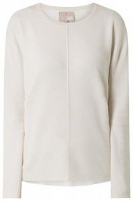 Sweter z haftem model Banita Lieblingsstück beżowy damski EAN 20060808