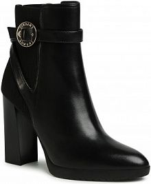 Botki na obcasie Emporio Armani czarne X3M316 XL505 K001 Black/Black