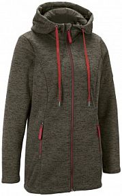 Bluza rozpinana z polaru, na podszewce baranku  damska Bonprix