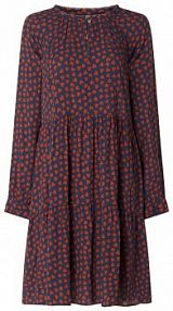 Sukienka ze wzorem w serca model Rainbow Lieblingsstück niebieska