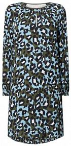 Sukienka ze wzorem w panterkę model RoseL Lieblingsstück oliwkowa EAN 20087526