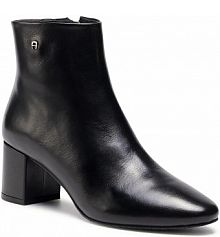 Botki na obcasie Aigner czarne Aarah 3A 1202375 Black 001