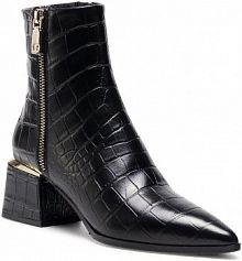 Botki na obcasie Aigner czarne Olivia 2B 1202335 Black 001