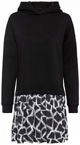 Sukienka dresowa w optyce 2 w 1  Bonprix