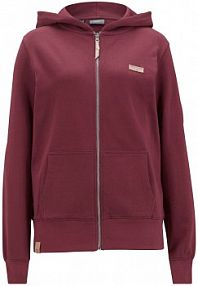 Bluza rozpinana z kapturem, z czystej bawełny  damska Bonprix