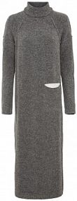 Sukienka dzianinowa z golfem  Bonprix