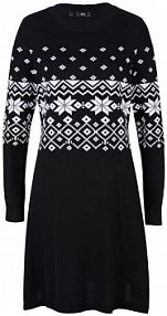 Sukienka dzianinowa w norweski wzór  Bonprix