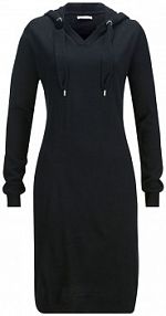 Sukienka dzianinowa z kapturem  Bonprix