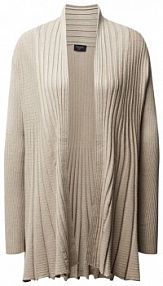 Kardigan z mieszanki wiskozy model Claudisse FREE/QUENT beżowy EAN 112875
