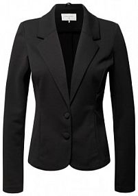 Żakiet z listwą z 2 guzikami model Nanni FREE/QUENT czarny EAN 115241