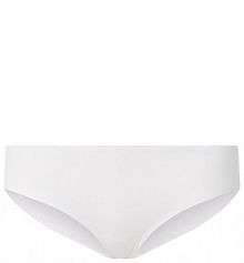 Brazyliany z dodatkiem streczu — bezszwowy model Invisible Cotton Hanro białe EAN 71226