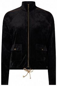 Bluza rozpinana z pluszu model Fresco Calilake banana moon czarna damska EAN ALMIRO LAKETAHOE